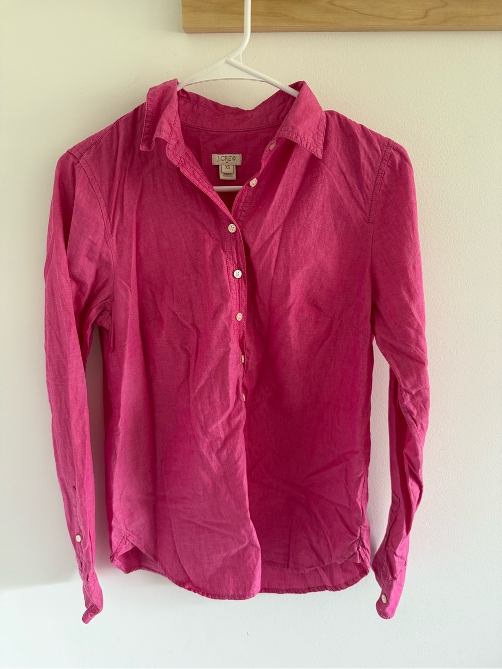 J.Crew women's popover button-down shirt XS